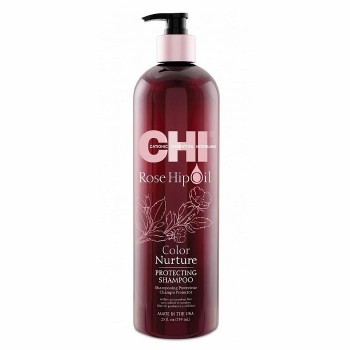 Шампунь для защиты окрашенных волос Rose Hip Oil Color Nurture Protecting Shampoo CHI 340 мл